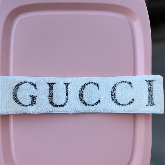 Headband/Hat Accessory with Logo Band - Off-white Terry Stretch Material - Picture 1 of 8